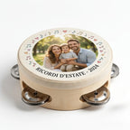 Tamburello Personalizzato 10cm con Foto, Logo o Dedica 🎶