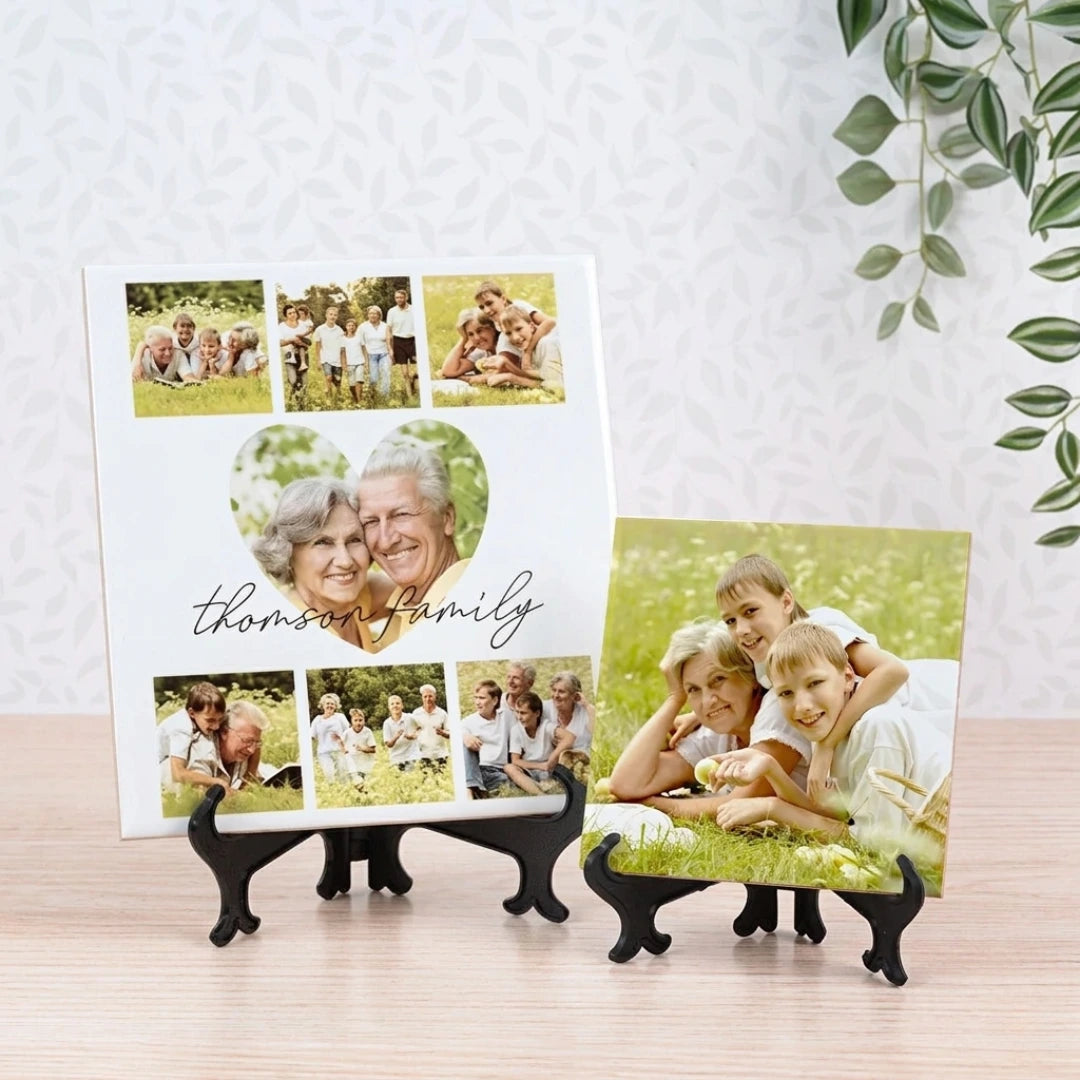 Mattonella in Ceramica Personalizzata con Foto e Testo