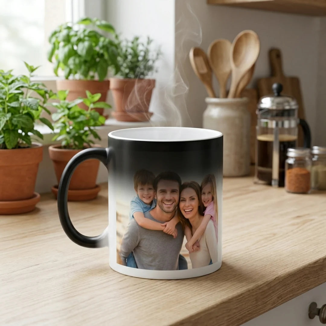 Tazza Magica Personalizzata – L’Immagine Compare con il Calore 🔥☕