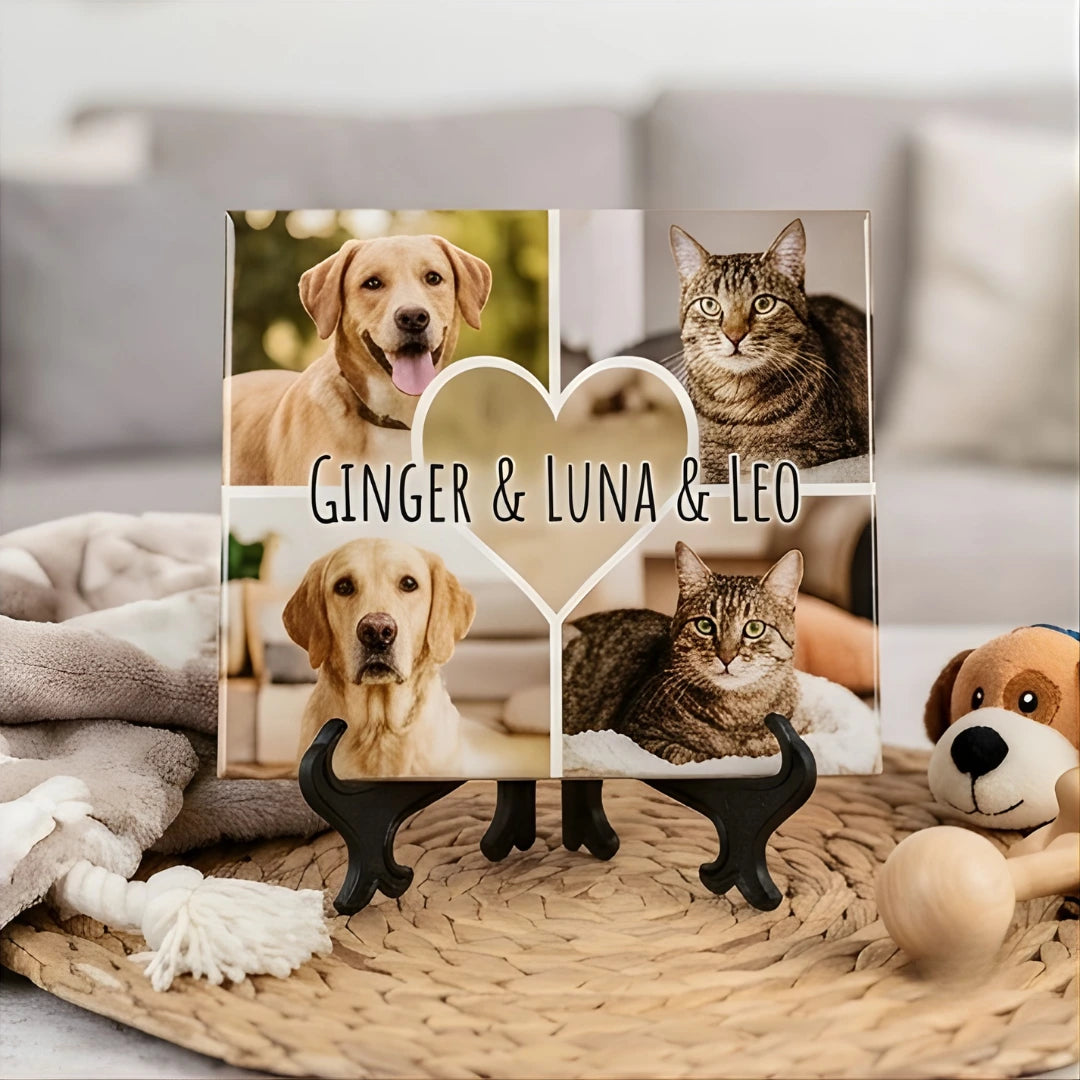 Mattonella in Ceramica Personalizzata con Foto e Testo