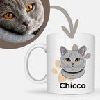 Tazza Personalizzata con il Tuo Animale in Versione Cartoon