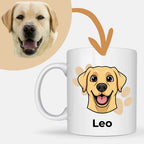 Tazza Personalizzata con il Tuo Animale in Versione Cartoon