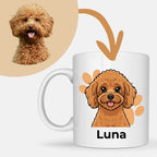 Tazza Personalizzata con il Tuo Animale in Versione Cartoon